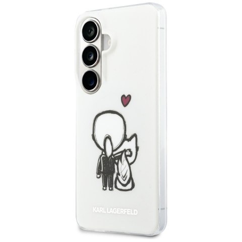 Karl Lagerfeld nakładka IML Karl&Choupette MagSafe do Samsung Galaxy S26 przezroczysta