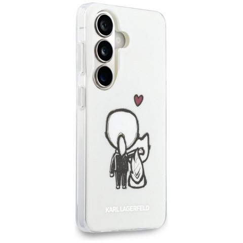 Karl Lagerfeld nakładka IML Karl&Choupette MagSafe do Samsung Galaxy S26 przezroczysta
