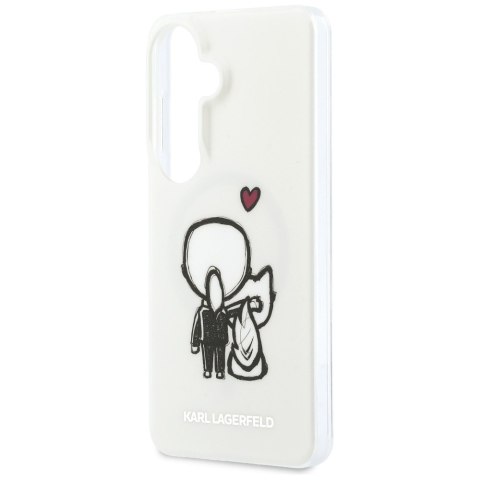Karl Lagerfeld nakładka IML Karl&Choupette MagSafe do Samsung Galaxy S26 przezroczysta