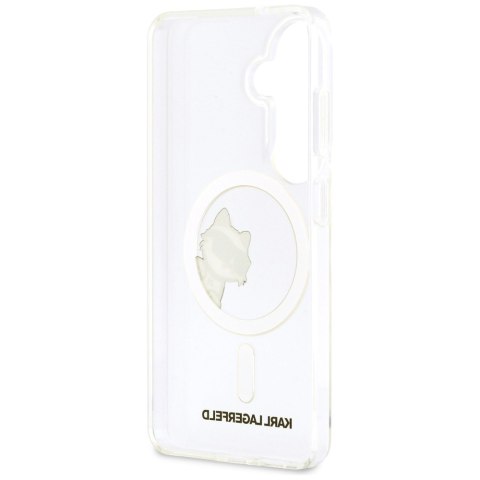 Karl Lagerfeld nakładka IML Peekaboo Choupette MagSafe do Samsung Galaxy S26 Plus przezroczysta