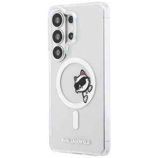 Karl Lagerfeld nakładka IML Peekaboo Choupette MagSafe do Samsung Galaxy S26 Ultra przezroczysta