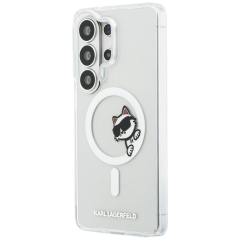 Karl Lagerfeld nakładka IML Peekaboo Choupette MagSafe do Samsung Galaxy S26 Ultra przezroczysta