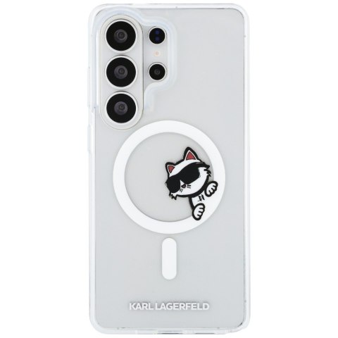 Karl Lagerfeld nakładka IML Peekaboo Choupette MagSafe do Samsung Galaxy S26 Ultra przezroczysta