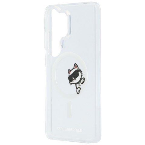 Karl Lagerfeld nakładka IML Peekaboo Choupette MagSafe do Samsung Galaxy S26 Ultra przezroczysta