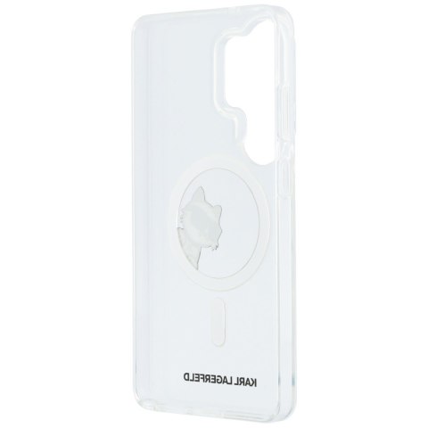Karl Lagerfeld nakładka IML Peekaboo Choupette MagSafe do Samsung Galaxy S26 Ultra przezroczysta