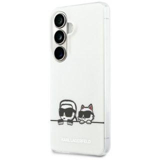 Karl Lagerfeld nakładka IML Peekaboo Karl&Choupette MagSafe do Samsung Galaxy S26 Plus przezroczysta