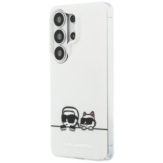 Karl Lagerfeld nakładka IML Peekaboo Karl&Choupette MagSafe do Samsung Galaxy S26 Ultra przezroczysta