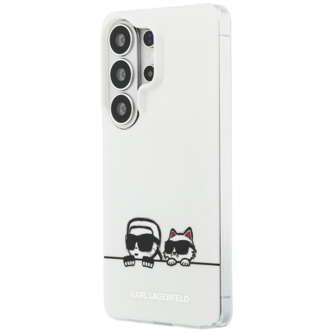 Karl Lagerfeld nakładka IML Peekaboo Karl&Choupette MagSafe do Samsung Galaxy S26 Ultra przezroczysta