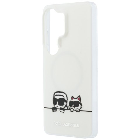 Karl Lagerfeld nakładka IML Peekaboo Karl&Choupette MagSafe do Samsung Galaxy S26 Ultra przezroczysta