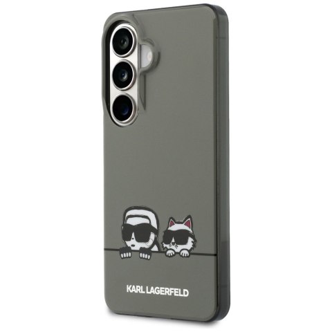 Karl Lagerfeld nakładka IML Peekaboo Karl&Choupette MagSafe do Samsung Galaxy S26 czarna