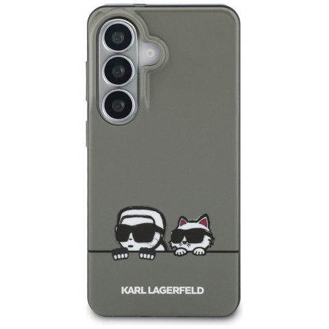 Karl Lagerfeld nakładka IML Peekaboo Karl&Choupette MagSafe do Samsung Galaxy S26 czarna