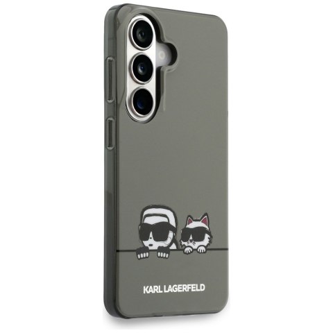 Karl Lagerfeld nakładka IML Peekaboo Karl&Choupette MagSafe do Samsung Galaxy S26 czarna
