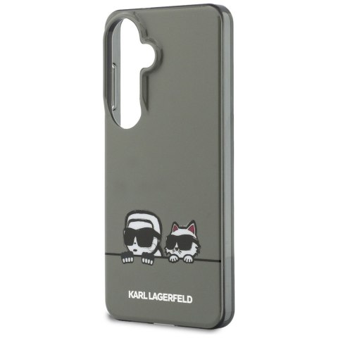 Karl Lagerfeld nakładka IML Peekaboo Karl&Choupette MagSafe do Samsung Galaxy S26 czarna