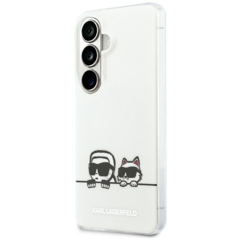 Karl Lagerfeld nakładka IML Peekaboo Karl&Choupette MagSafe do Samsung Galaxy S26 przezroczysta