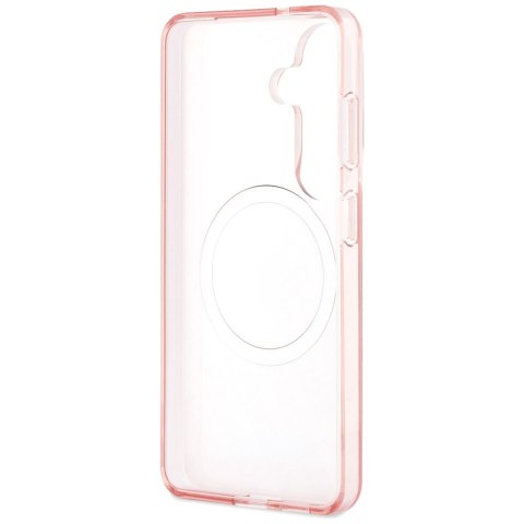 Karl Lagerfeld nakładka IML Repeated Choupette MagSafe do Samsung Galaxy S26 Plus różowa