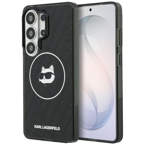 Karl Lagerfeld nakładka IML Repeated Choupette MagSafe do Samsung Galaxy S26 Ultra czarna