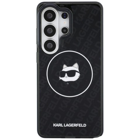 Karl Lagerfeld nakładka IML Repeated Choupette MagSafe do Samsung Galaxy S26 Ultra czarna