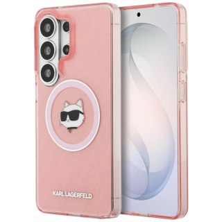 Karl Lagerfeld nakładka IML Repeated Choupette MagSafe do Samsung Galaxy S26 Ultra różowa