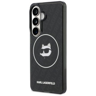 Karl Lagerfeld nakładka IML Repeated Choupette MagSafe do Samsung Galaxy S26 czarna