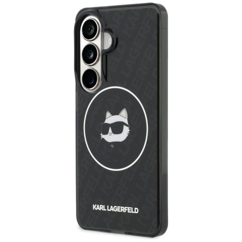 Karl Lagerfeld nakładka IML Repeated Choupette MagSafe do Samsung Galaxy S26 czarna