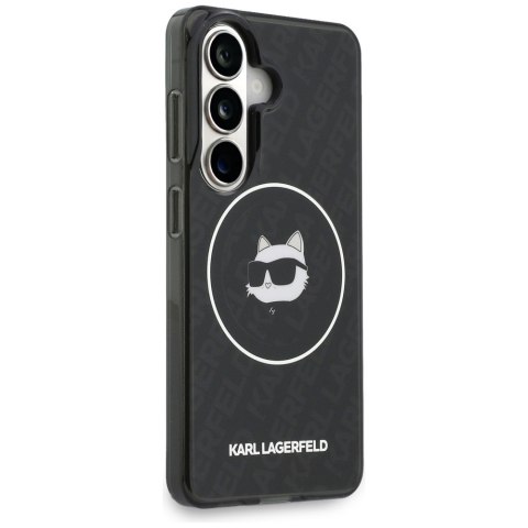 Karl Lagerfeld nakładka IML Repeated Choupette MagSafe do Samsung Galaxy S26 czarna