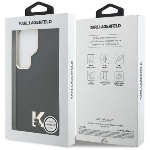 Karl Lagerfeld nakładka K Metal Logo MagSafe do Samsung Galaxy S26 Ultra czarna