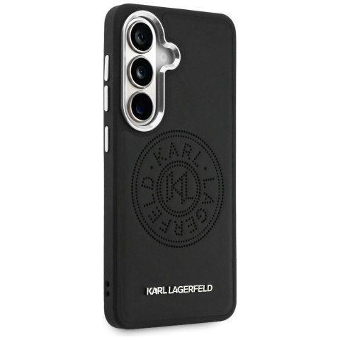 Karl Lagerfeld nakładka Perforated KL MagSafe do Samsung Galaxy S26 czarna