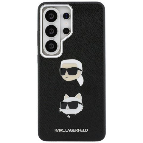 Karl Lagerfeld nakładka Saffiano Double Heads Metal do Samsung Galaxy S26 Ultra czarna