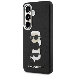 Karl Lagerfeld nakładka Saffiano Double Heads Metal do Samsung Galaxy S26 czarna