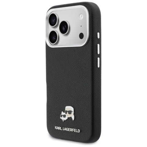 Karl Lagerfeld nakładka do iPhone 17 Pro Max 6,9" HC MAGSAFE PU FW W/ K&C HEAD PIN czarna