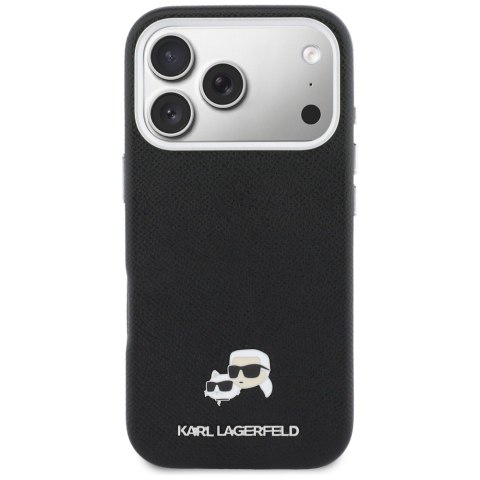 Karl Lagerfeld nakładka do iPhone 17 Pro Max 6,9" HC MAGSAFE PU FW W/ K&C HEAD PIN czarna