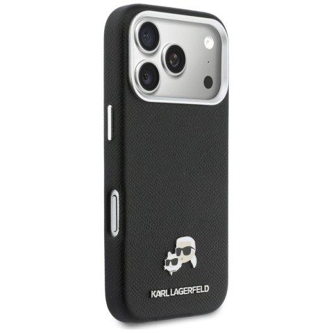 Karl Lagerfeld nakładka do iPhone 17 Pro Max 6,9" HC MAGSAFE PU FW W/ K&C HEAD PIN czarna