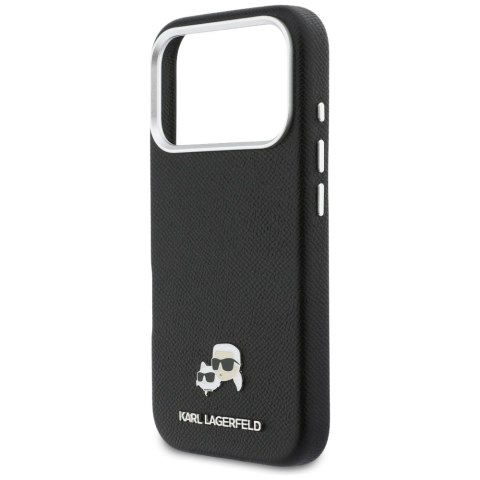 Karl Lagerfeld nakładka do iPhone 17 Pro Max 6,9" HC MAGSAFE PU FW W/ K&C HEAD PIN czarna