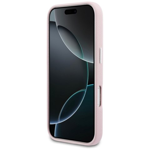Karl Lagerfeld nakładka do iPhone 17 Pro Max 6,9" HC MAGSAFE PU FW W/ KHEAD LOGO różowa