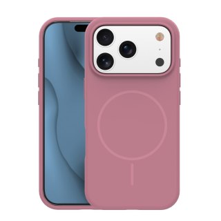 Nakładka Silicone Thin Mag do iPhone 12 / 12 Pro 6,1" różany