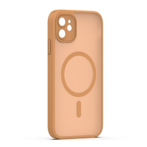 Nakładka Mag Matt do iPhone 11 brązowa camera protection