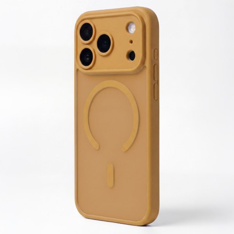 Nakładka Mag Matt do iPhone 11 brązowa camera protection