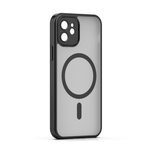 Nakładka Mag Matt do iPhone 12 6,1" czarna camera protection