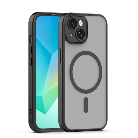 Nakładka Mag Matt do iPhone 14 6,1" czarna camera protection