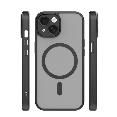 Nakładka Mag Matt do iPhone 14 6,1" czarna camera protection