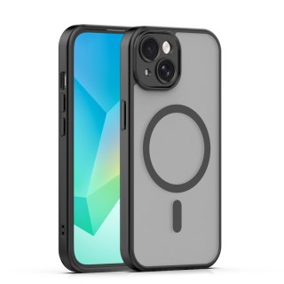 Nakładka Mag Matt do iPhone 15 6,1" czarna camera protection