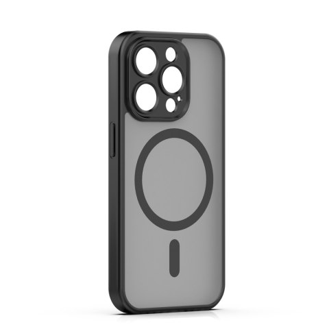 Nakładka Mag Matt do iPhone 15 Pro 6,1" czarna camera protection