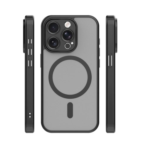 Nakładka Mag Matt do iPhone 15 Pro 6,1" czarna camera protection