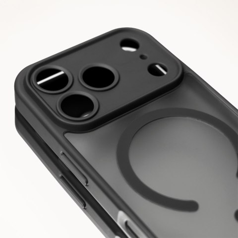 Nakładka Mag Matt do iPhone 15 Pro 6,1" czarna camera protection