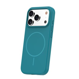 Nakładka Silicone Thin Mag do iPhone 12 / 12 Pro 6,1" turkus