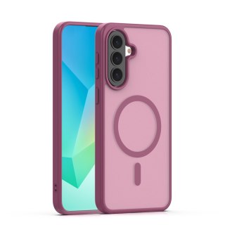 Nakładka Mag Matt do Samsung Galaxy A37 5G bordowa big hole