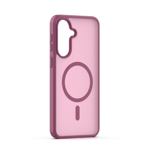 Nakładka Mag Matt do Samsung Galaxy A37 5G bordowa big hole