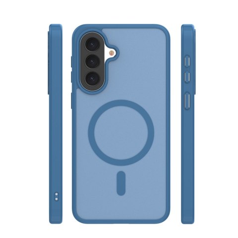 Nakładka Mag Matt do Samsung Galaxy A37 5G ciemnoniebieska big hole