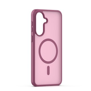 Nakładka Mag Matt do Samsung Galaxy A57 bordowa big hole