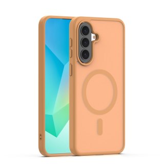 Nakładka Mag Matt do Samsung Galaxy A57 brązowa big hole